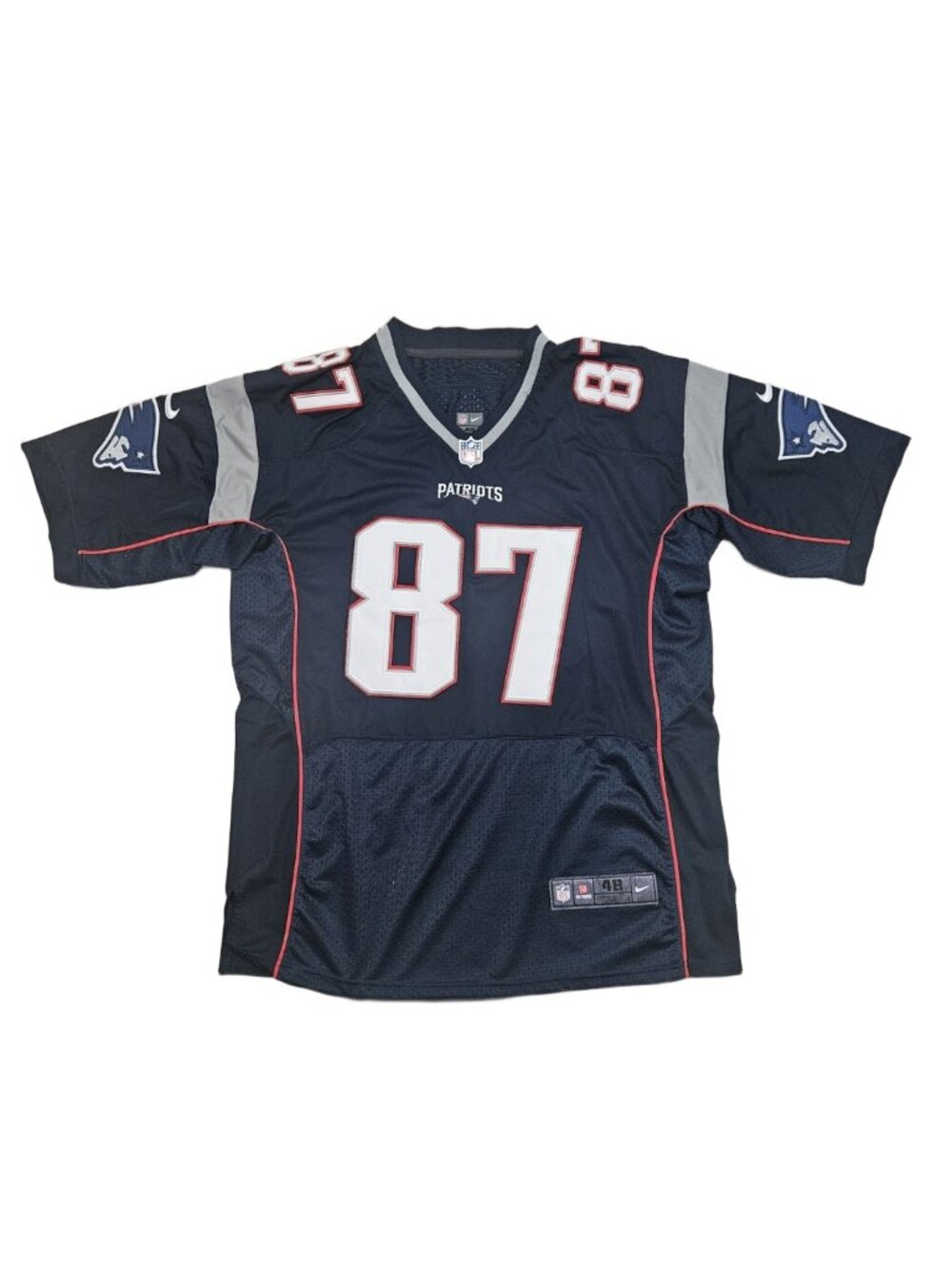 Nike Rob Gronkowski Patriots #87 NFL Jersey Size 48